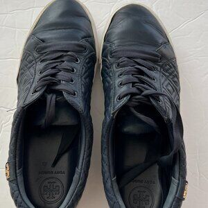 Women Tory Burch Navy Leather sneakers  - size 8